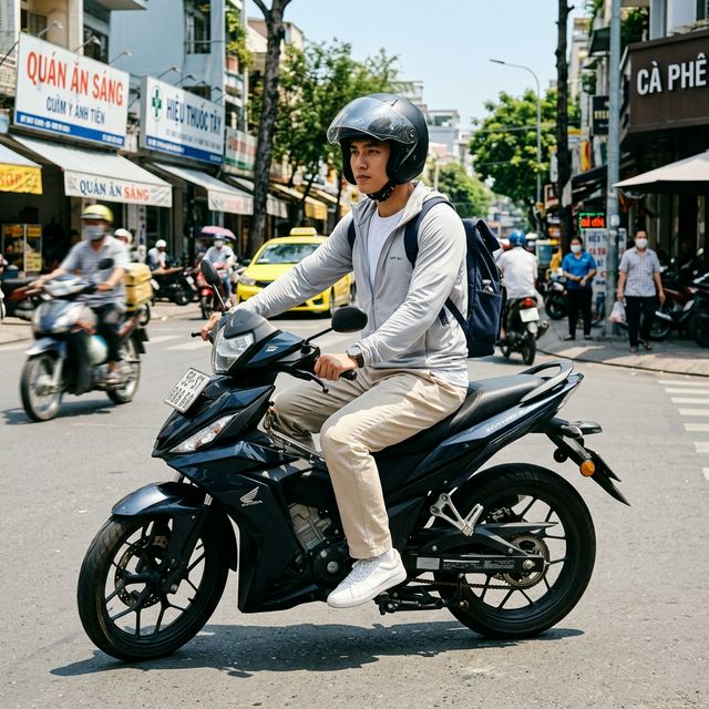 Gợi ý phối đồ nam — Chống nắng toàn diện — ra đường vào thời điểm nắng nóng đỉnh điểm