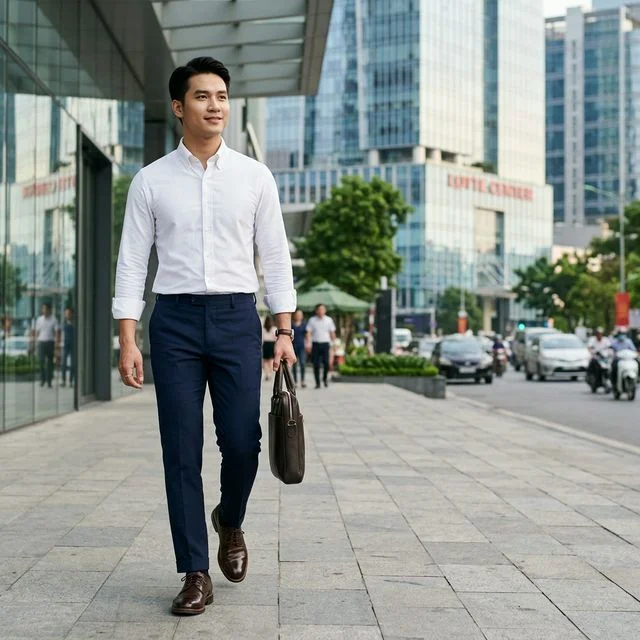 Gợi ý phối đồ nam — Tinh tế, chuyên nghiệp — ngày nắng đẹp đến công sở