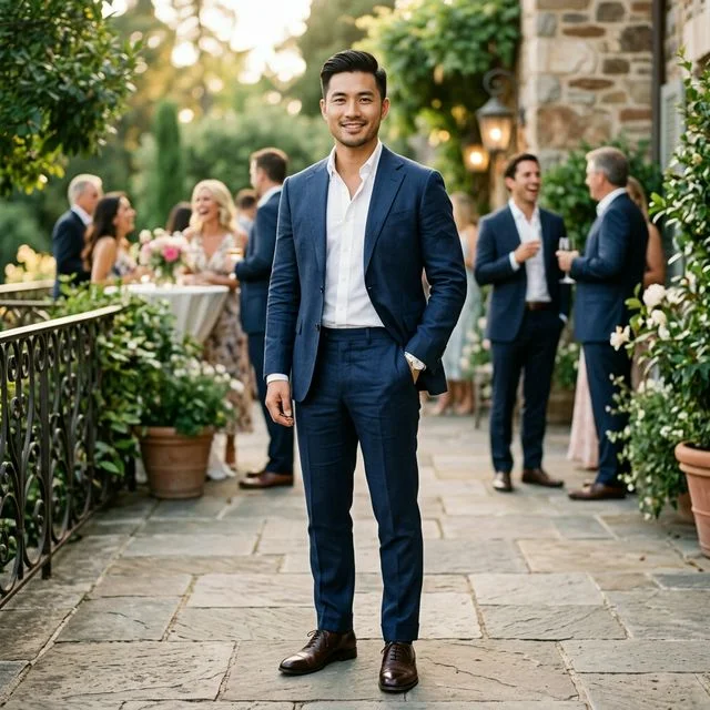 Gợi ý phối đồ nam — Thanh lịch tối đa — tiệc & đám cưới ngày đẹp