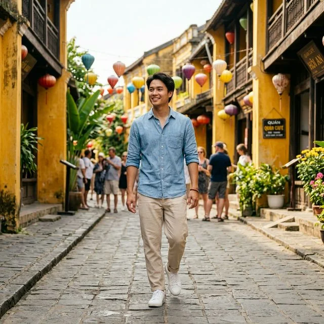 Gợi ý phối đồ nam — Linh hoạt và thoải mái — du lịch thời tiết đẹp