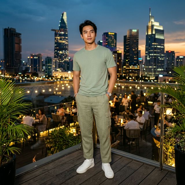 Gợi ý phối đồ nam — Trẻ trung, cuốn hút — buổi hẹn hò lý tưởng trong mùa hè