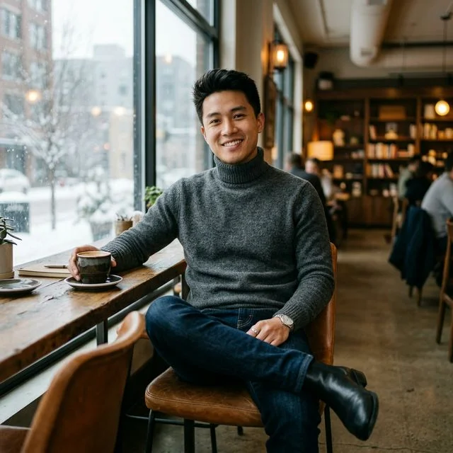 Gợi ý phối đồ nam — Ấm áp, phong cách khi tụ tập bạn bè trong thời tiết lạnh