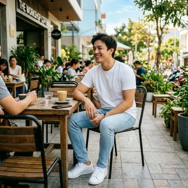 Gợi ý phối đồ nam — Năng động, thời trang khi tụ tập bạn bè trong ngày nắng đẹp