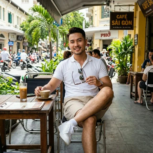 Gợi ý phối đồ nam — Thoải mái, phong cách khi tụ tập bạn bè dưới nắng nóng