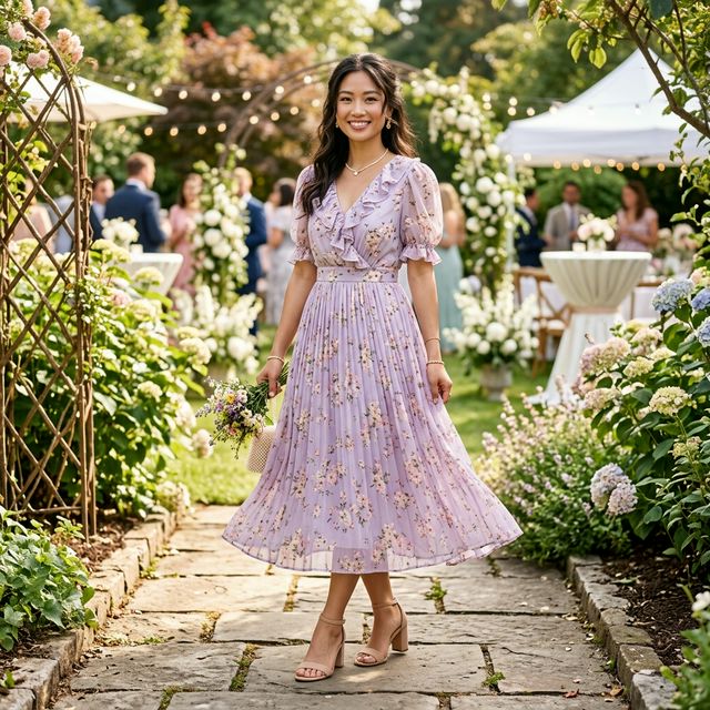 Gợi ý phối đồ nữ — Sang trọng, mát mẻ — tham dự tiệc & đám cưới trong mùa nóng