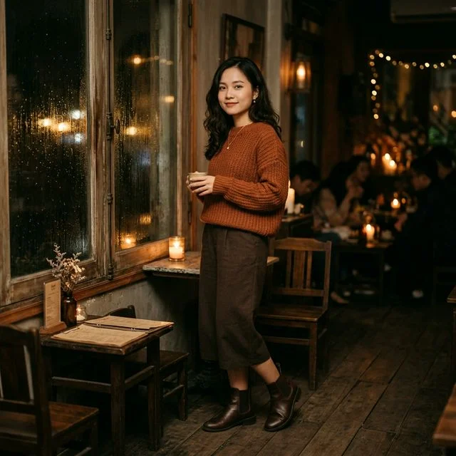 Gợi ý phối đồ nữ — Lãng mạn trong mưa — buổi tối nhiệt đới đặc biệt