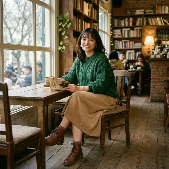 Gợi ý phối đồ nữ — Ấm áp, phong cách khi tụ tập bạn bè trong thời tiết lạnh